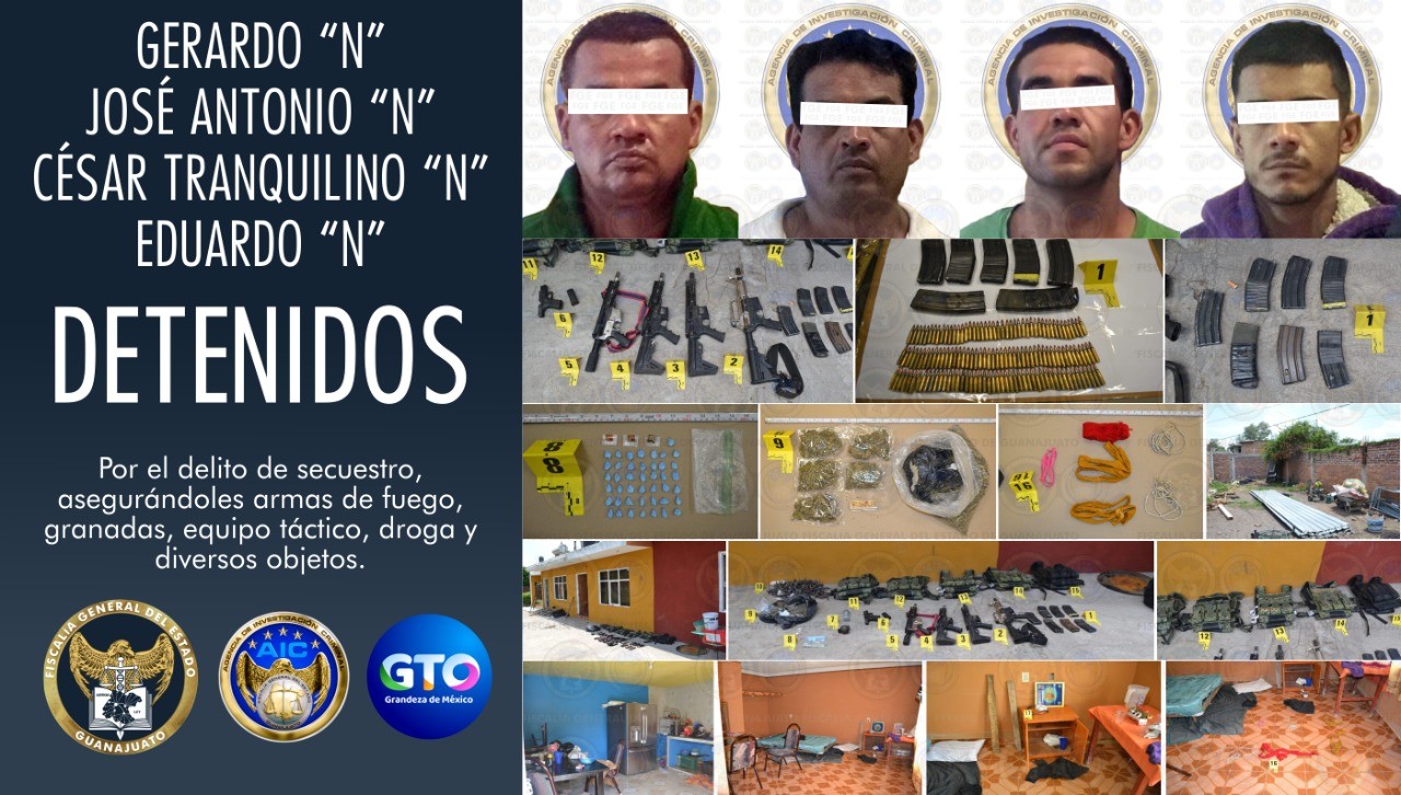 Rescatan a cuatro secuestrados en Salamanca