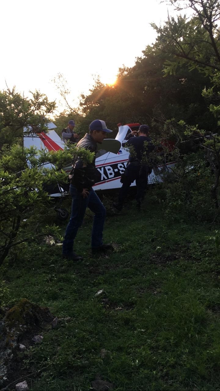 Se desploma avioneta en Manuel Doblado