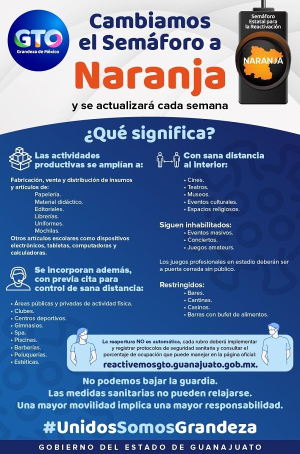 Permitirá semáforo naranja reactivar economía de manera ordenada: Diego