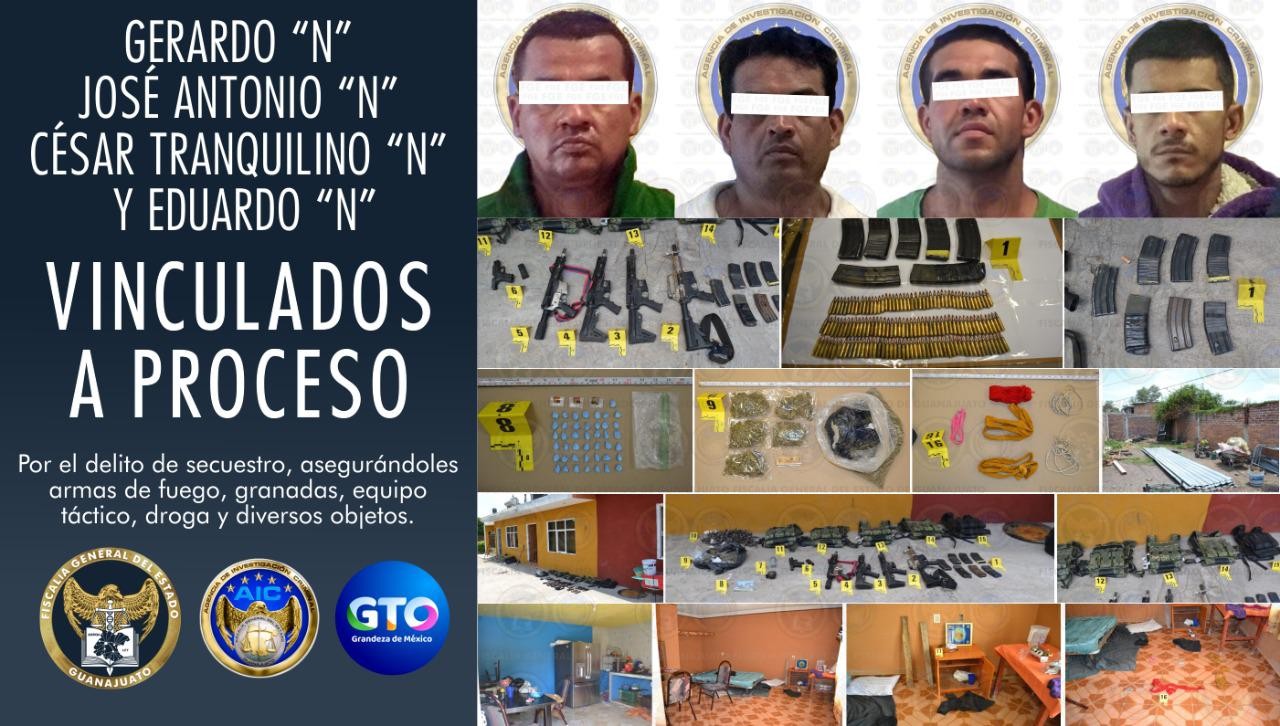 Liberan a cuatro víctimas de secuestro en Salamanca