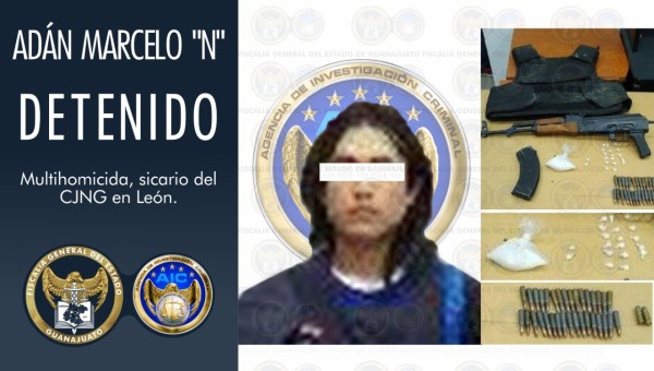 Cae 'El Chelito', presunto sicario del CJNG