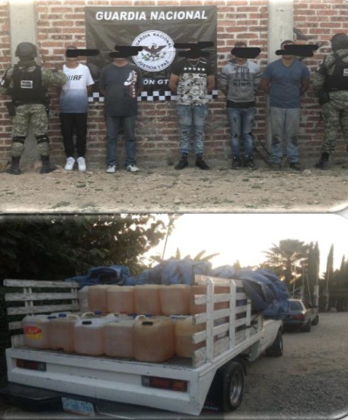Aseguran droga, armas y 33 mil litros de huachicol