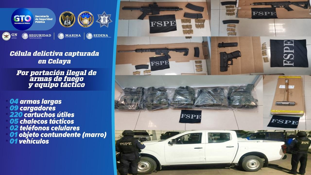 Capturan a integrantes de grupo criminal