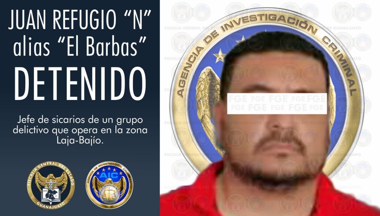 Cae 'El Barbas', sicario de CSRL