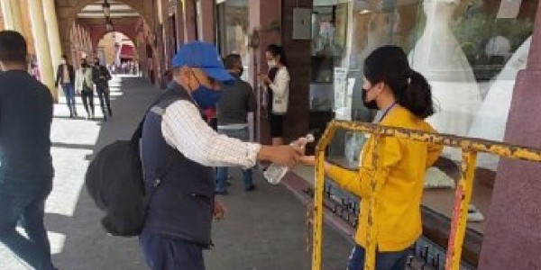 Disminuyen asaltos en el Centro por la pandemia
