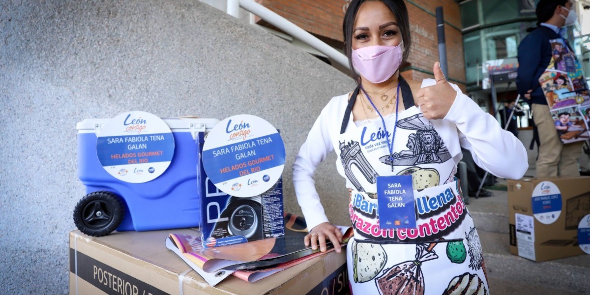 Distribuyen equipamiento a dueños de 115 negocios locales