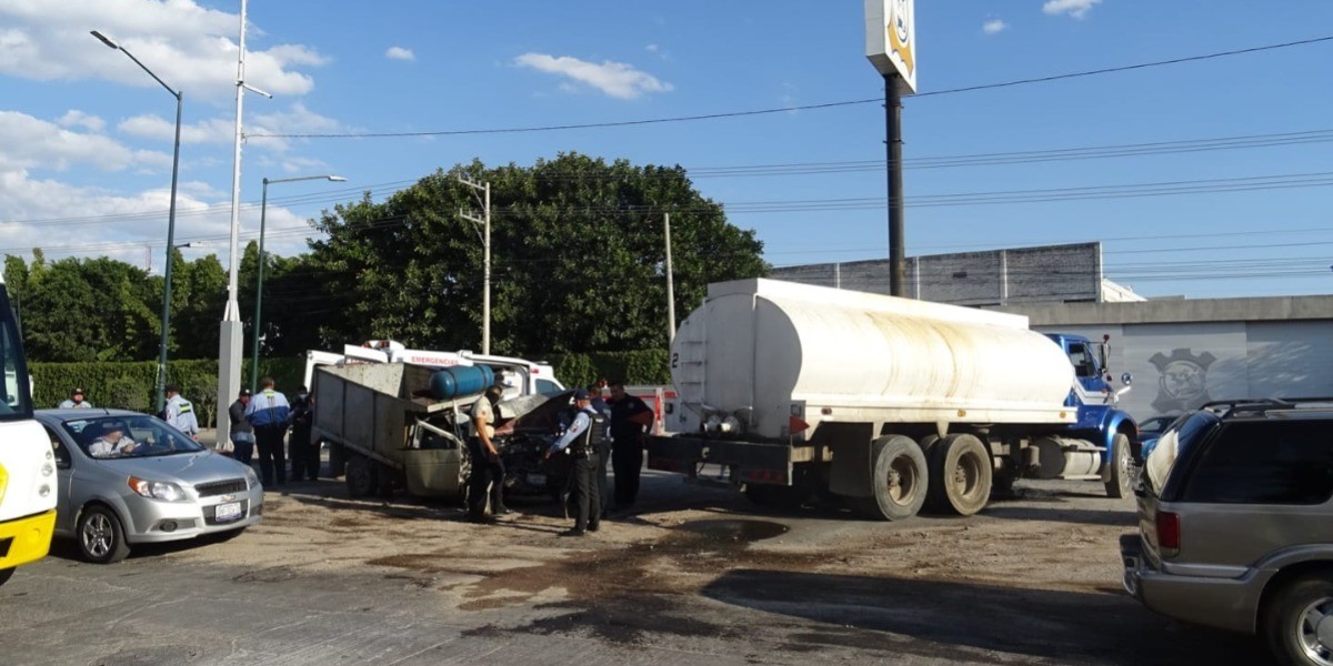 Deja choque en Ecobulevar un lesionado