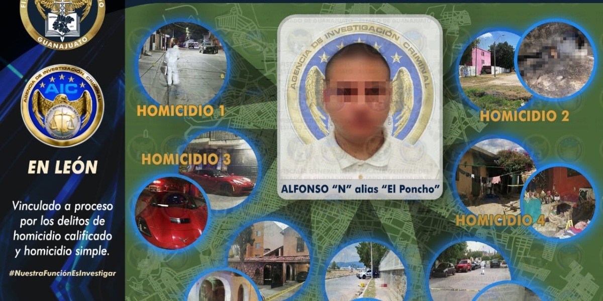 Vinculan a proceso a “El Poncho“, acusado de siete homicidios
