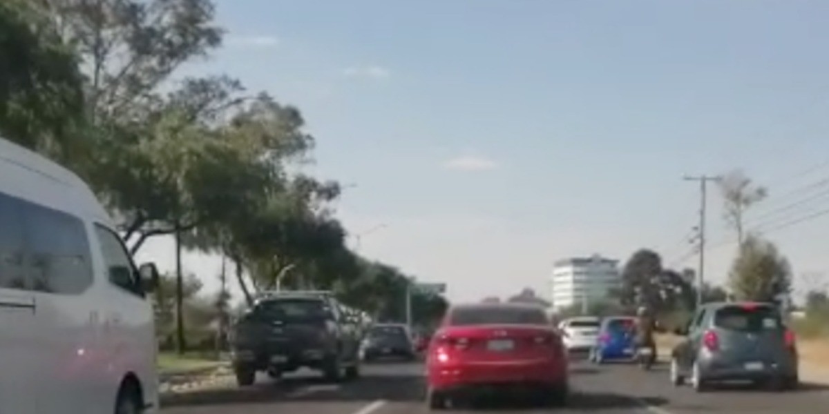 Afecta carambola tráfico del bulevar Aeropuerto