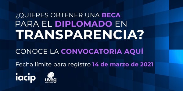 Convoca IACIP a personas servidoras públicas para obtener beca para Diplomado en Transparencia