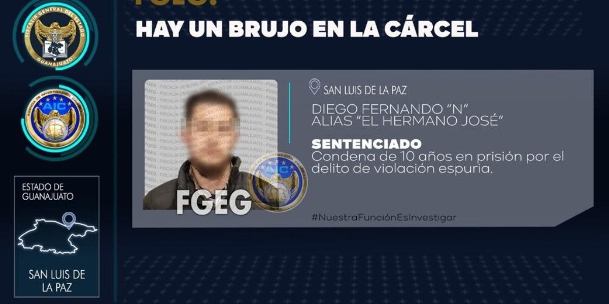 Sentencian a “brujo“ por violar a mujer en San Luis de la Paz