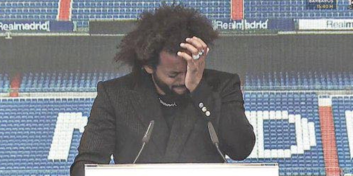 Entre lágrimas, Marcelo se despide del Real Madrid