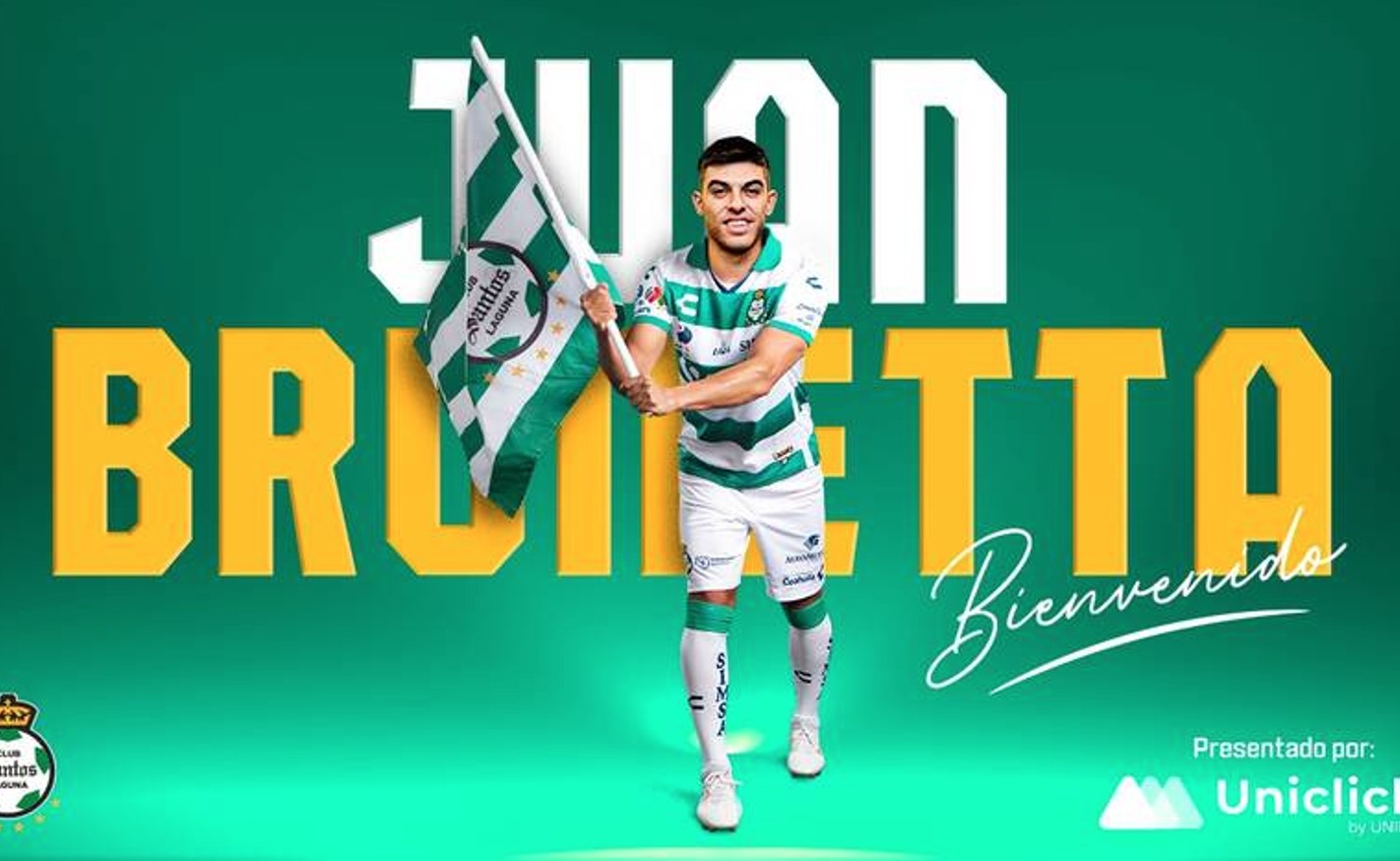 Juan Brunetta, nuevo refuerzo de Santos Laguna