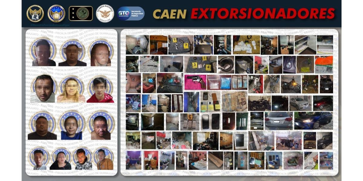 Desarticulan bandas de extorsionadores