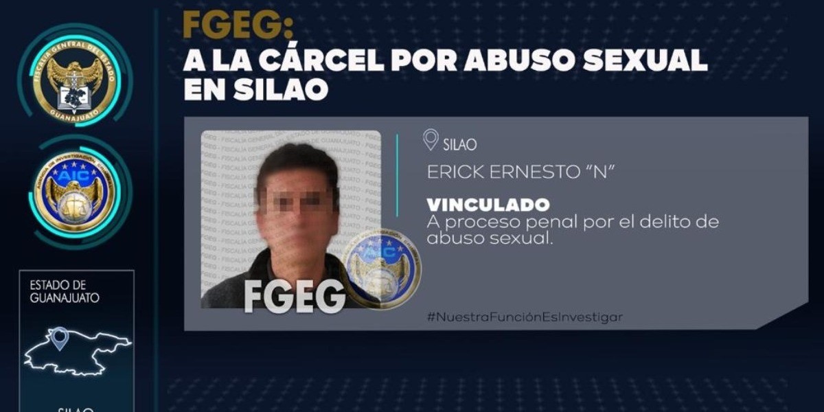Detienen a becario por abuso sexual en preescolar de Silao