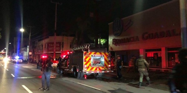 Detienen a cuatro en operativo por incendios en tiendas de León