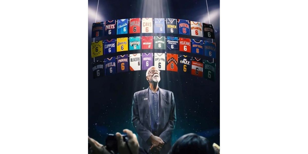 Retira NBA el dorsal 6 en memoria a Bill Russell