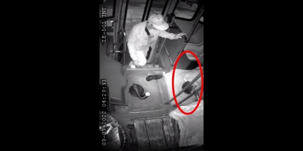 Conductor se queda dormido en camión ¡y lo roban!