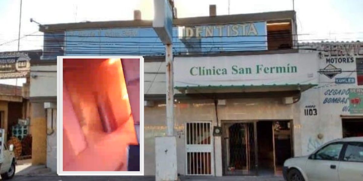 Comando incendia clínica San Fermín en Celaya