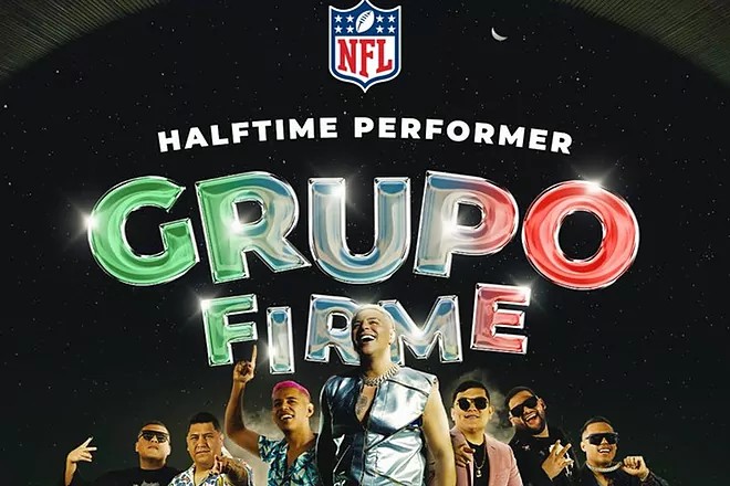 Grupo Firme dará el show del medio tiempo en partido de la NFL en México