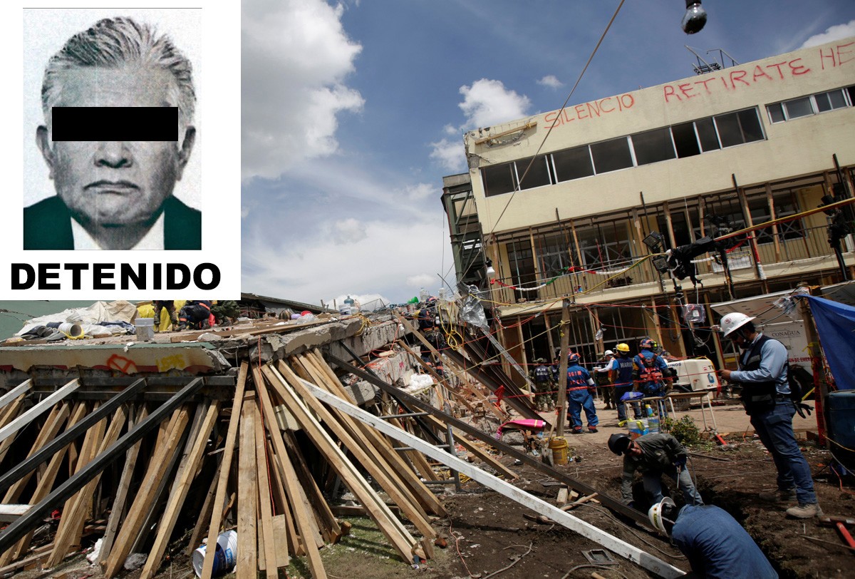 Detienen en Oaxaca al responsable de obra en el Rébsamen