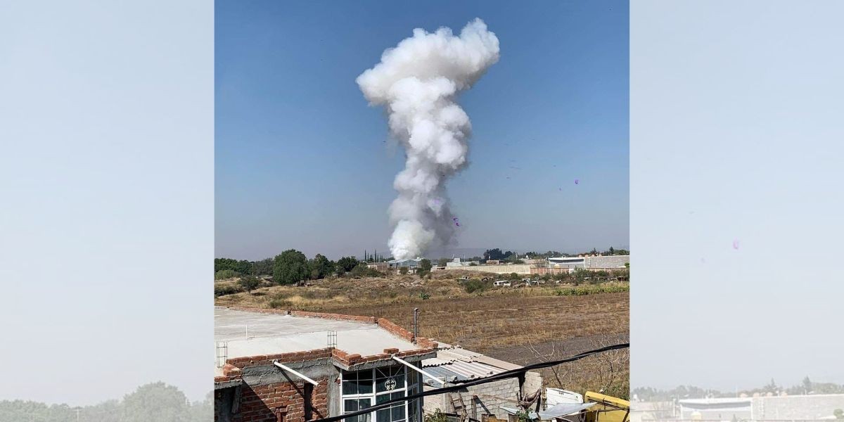 Mueren cinco al explotar polvorín en Villagrán