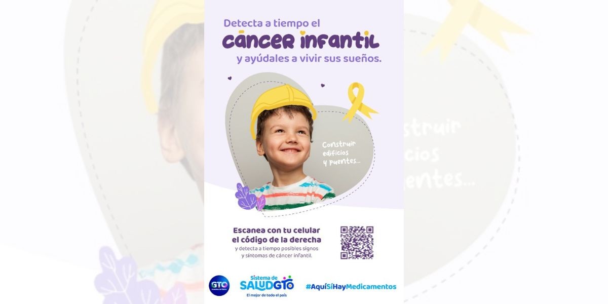 Lanzan QR para ayudar a detectar síntomas de cáncer en niños