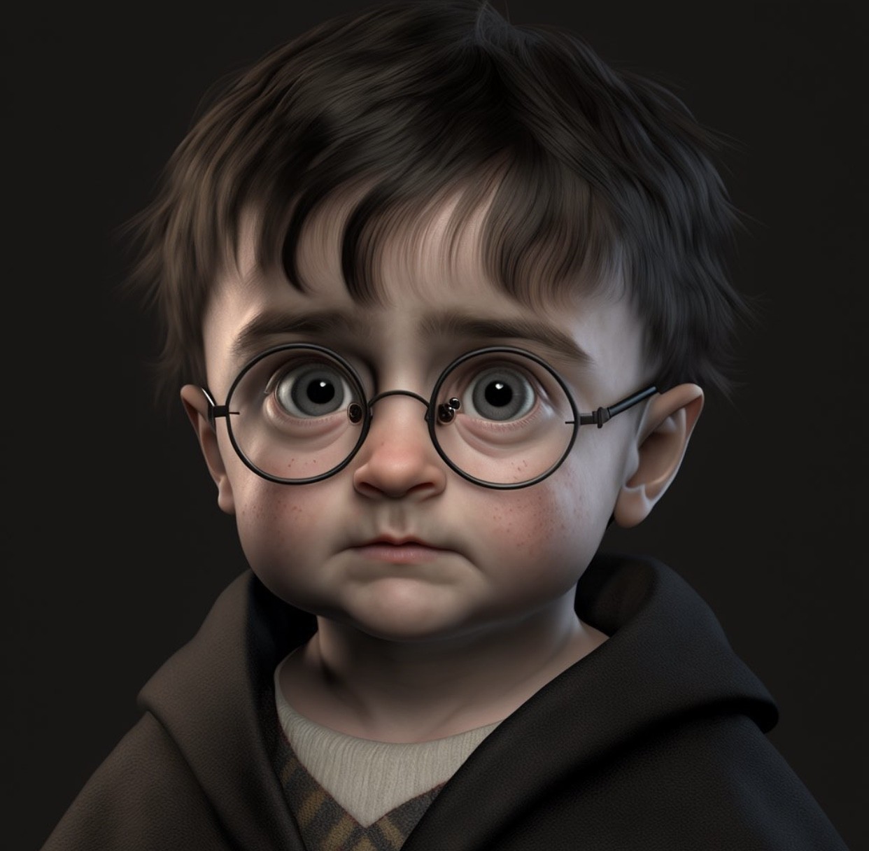 Recrean a los icónicos personajes de Harry Potter como si fueran bebés