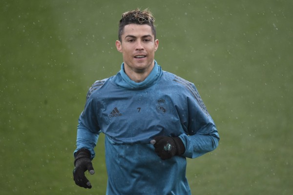 Cristiano Ronaldo entrena en Valdebebas