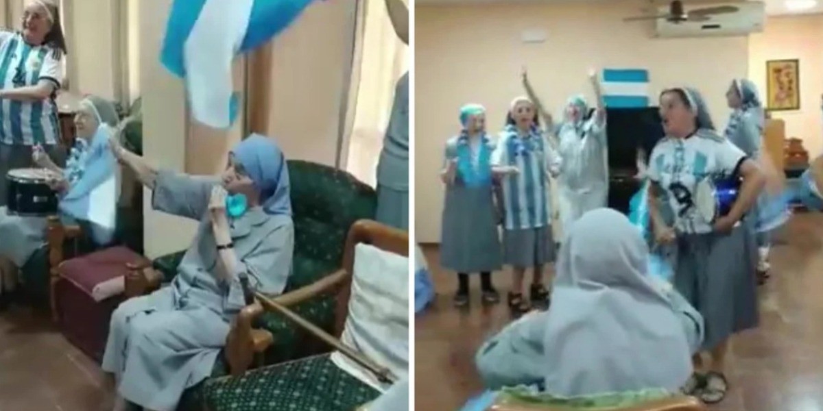 Se viralizan monjas aficionadas de Argentina