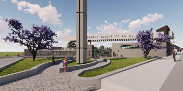 Inicia construcción de Parque Bosque La Olla