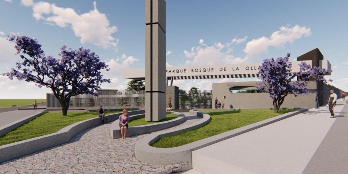 Inicia construcción de Parque Bosque La Olla