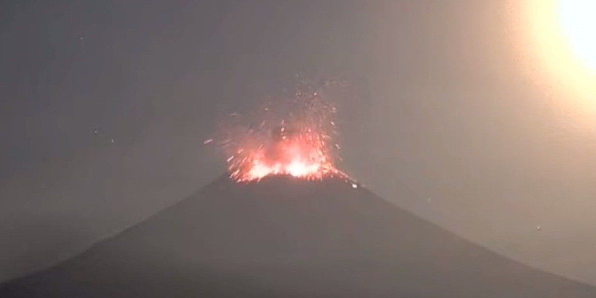 'Don Goyo' despierta a pobladores con fuerte explosión