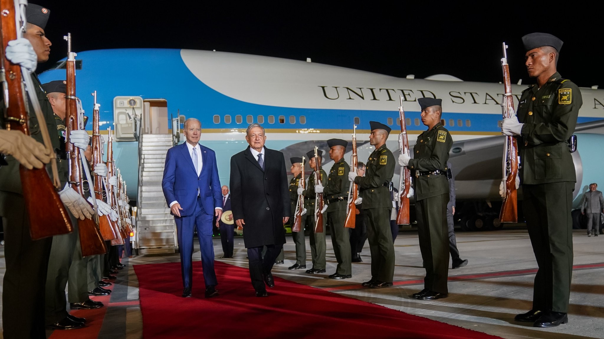 Joe Biden ya está en México