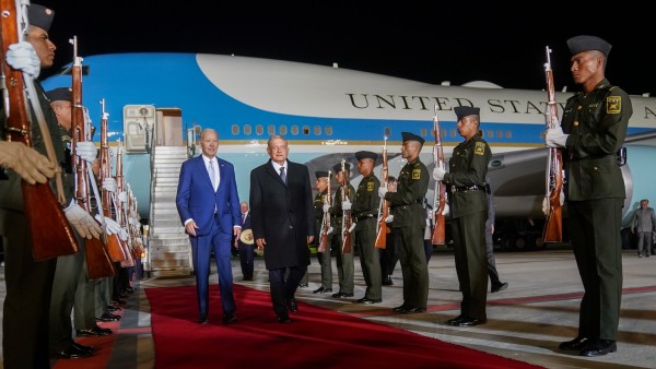 Joe Biden ya está en México