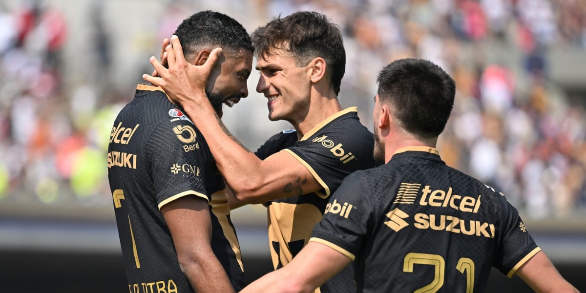 ¡Pumas aplastó a la Fiera!: León recibe goleada de 4-1