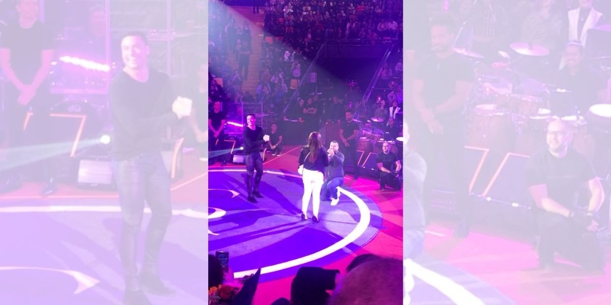 Noche romántica en León: propone matrimonio durante concierto de Carlos Rivera 
