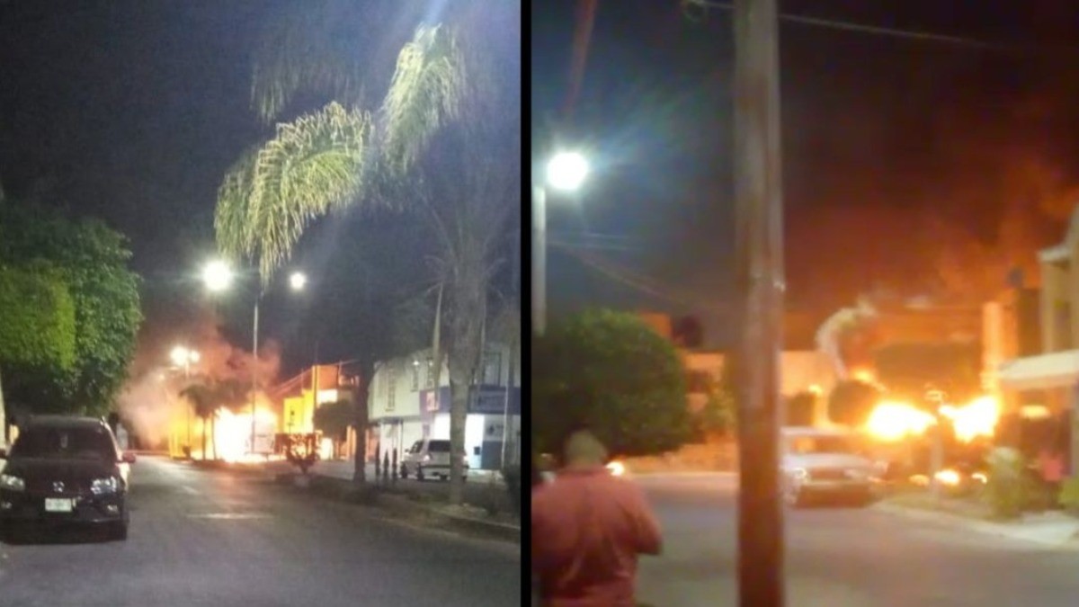 Incendian autos y Oxxos en la zona Laja-Bajío