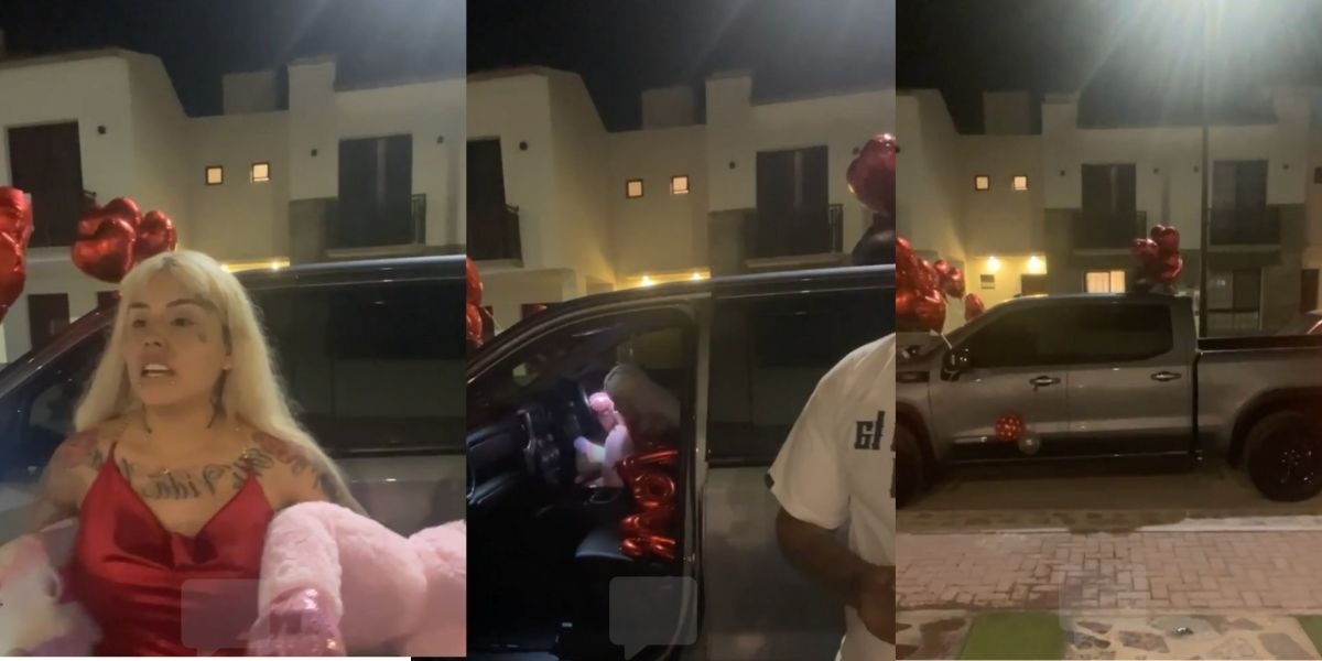 Geros sorprende a Mona y le regala camioneta del año