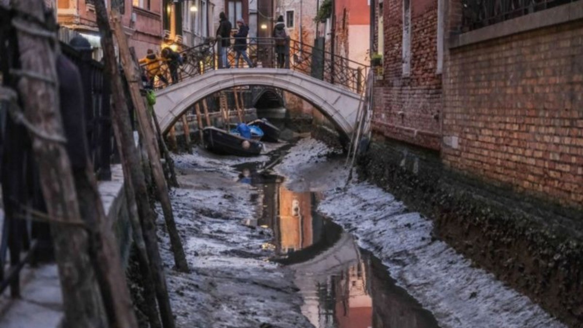 Venecia se está quedando sin agua