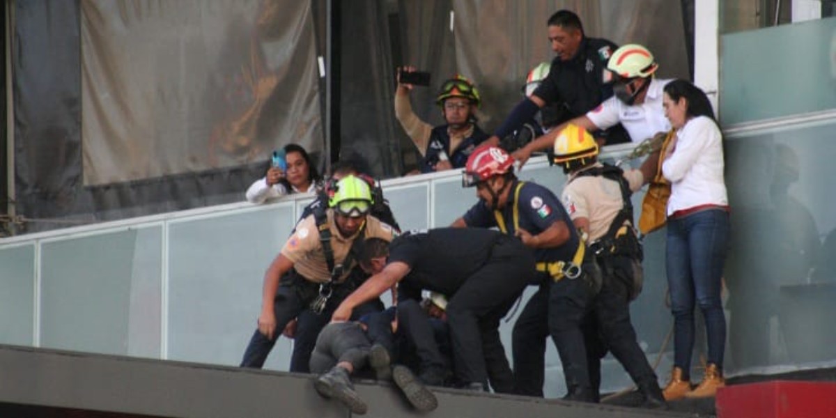 Hombre intenta quitarse la vida en Plaza Stadium