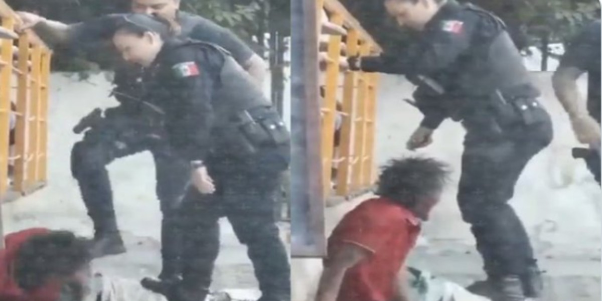 Captan tortura de policías de Guadalajara a indigente