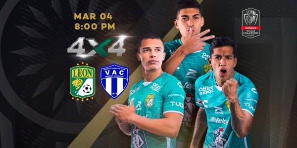 León se mide al Violette en los cuartos de final de la Concacaf Liga de Campeones 
