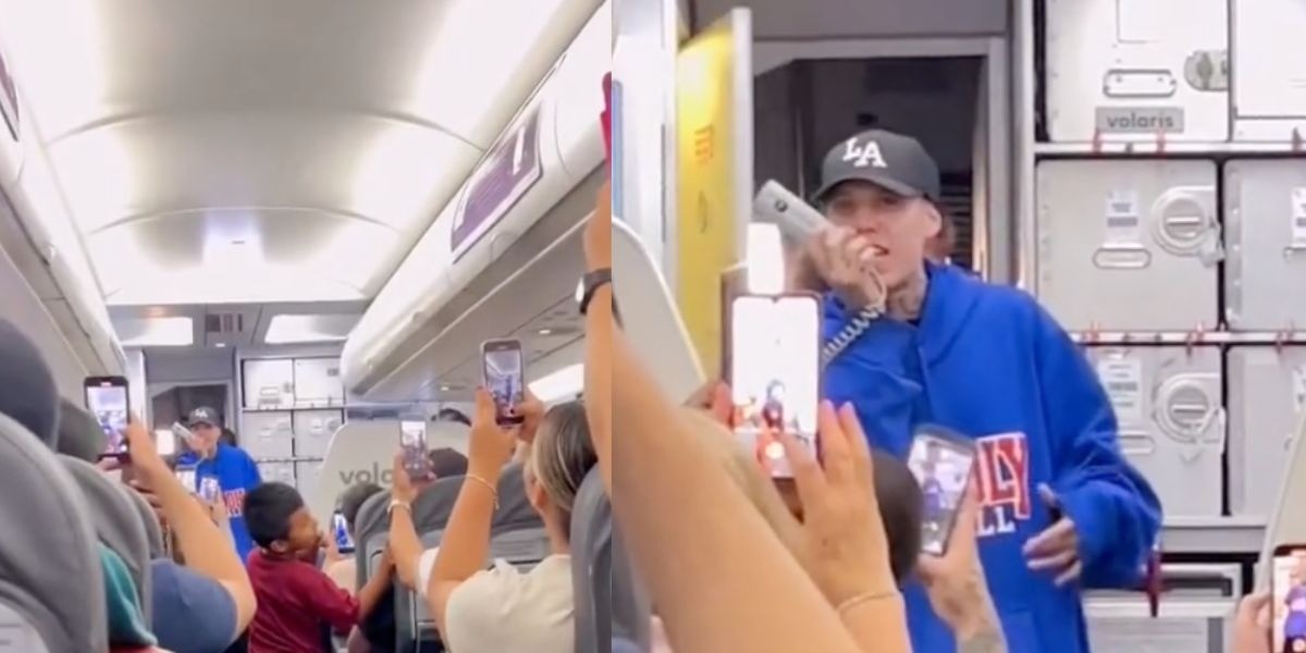 Santa Fe Klan se echa ‘palomazo’ en pleno vuelo 