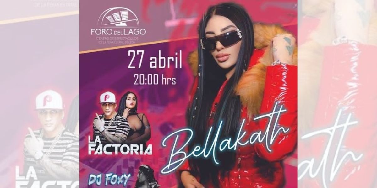 Por baja venta de boletos, cancelan concierto de Bellakath en León