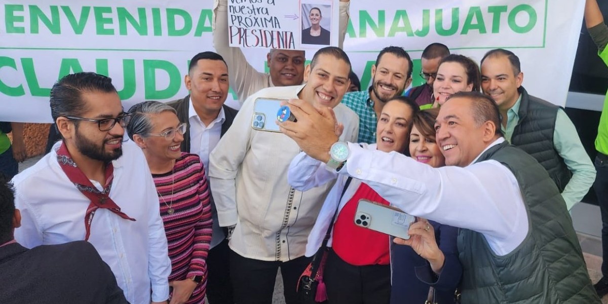 Sheinbaum llega a Guanajuato para ‘derrumbar mitos con los empresarios’