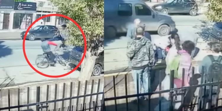 No es broma, hombre frustra robo con una patada voladora