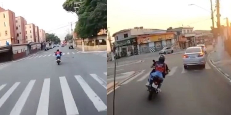 Graban persecución policiaca a toda velocidad