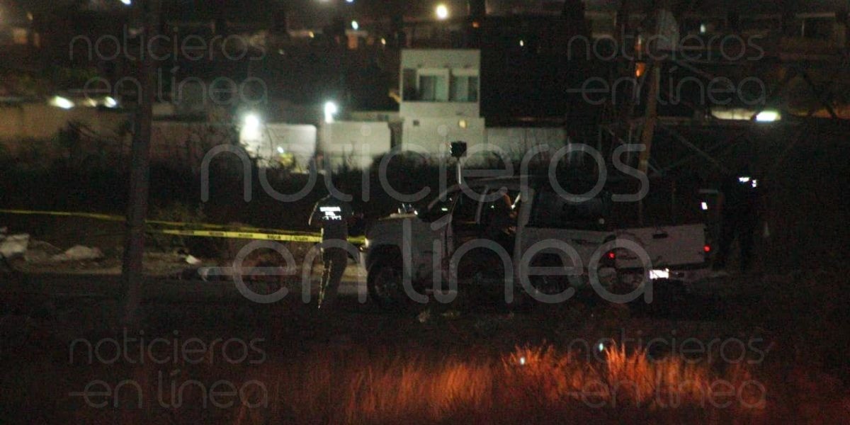 Balean a hombre en Barranca de Venaderos