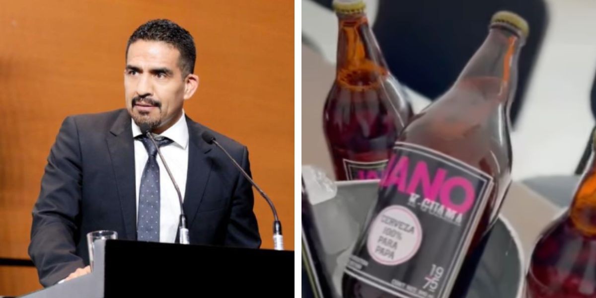 Diputado federal regala caguamas 'bien frías' para conmemorar el Día del Padre